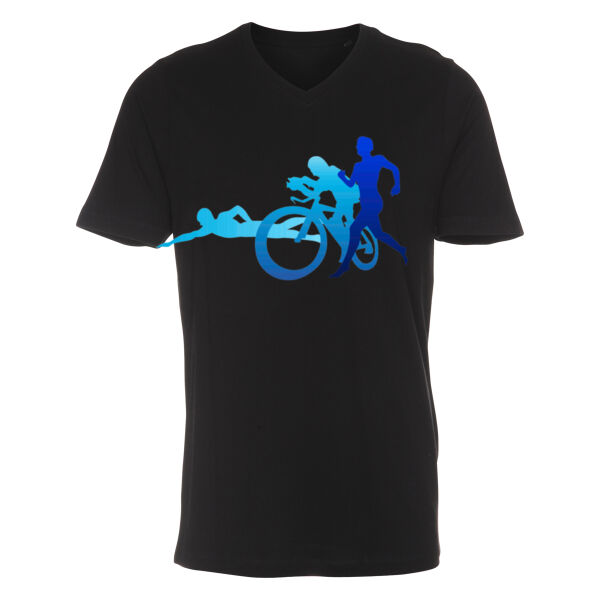 Swin-Bike-Run Triathlon T-Shirt Thumbnail